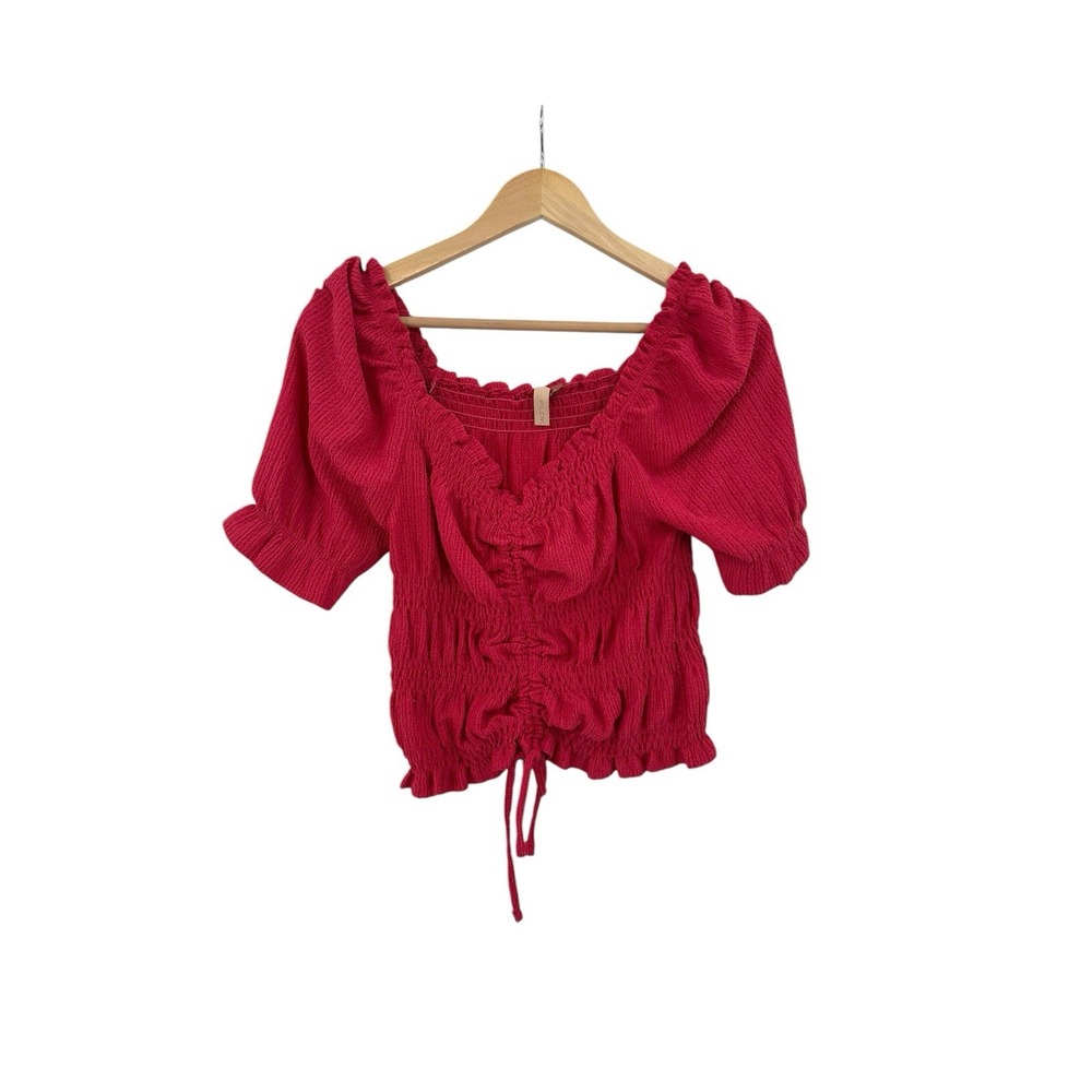 Anthropologie Pilcro Cropped Blouse Top Womens Size S‎ Y2K 90s Festival Boho